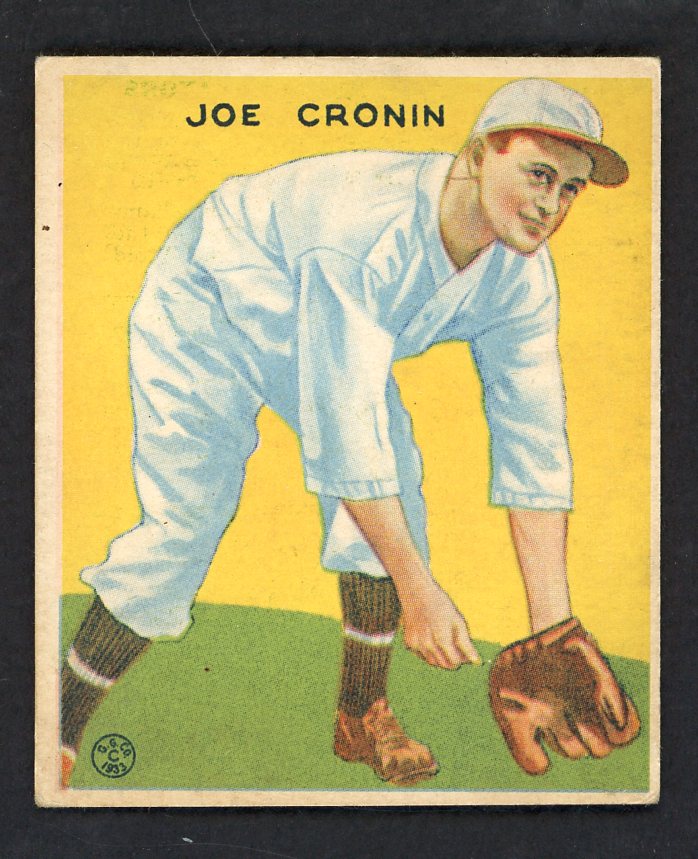 1933 Goudey #109 Joe Cronin Senators VG-EX 569747