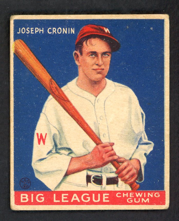 1933 Goudey # 63 Joe Cronin Senators VG-EX 569748