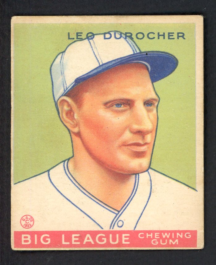 1933 Goudey #147 Leo Durocher Cardinals VG-EX 569749