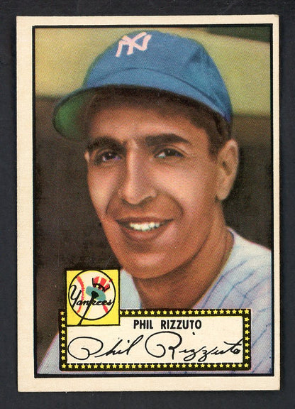1952 Topps Baseball # 11 Phil Rizzuto Yankees EX-MT Black 569752
