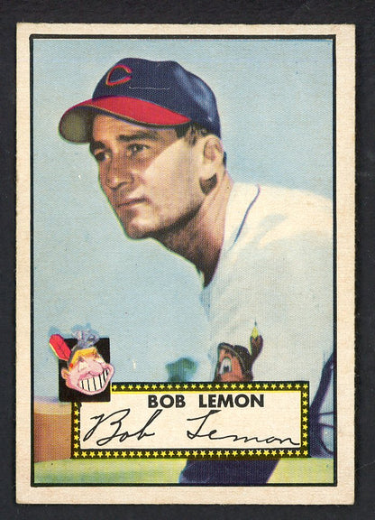 1952 Topps Baseball #268 Bob Lemon Indians EX+/EX-MT 569762