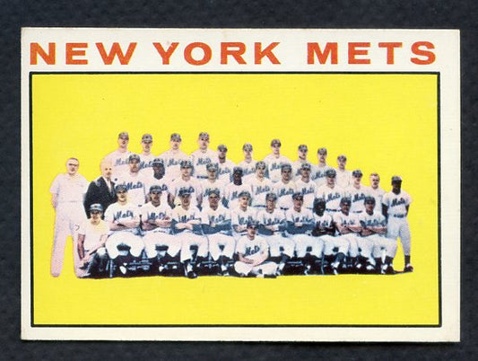 1964 Topps Baseball #027 New York Mets Team EX+/EX-MT 405732