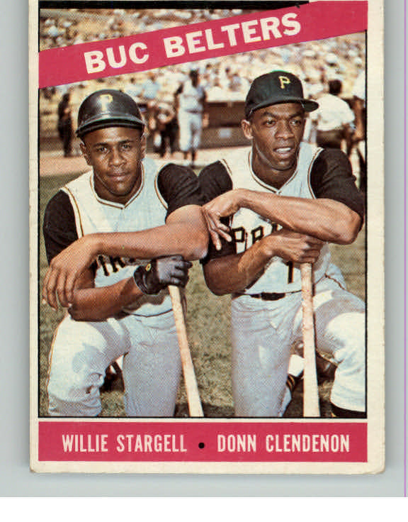 1966 Topps Baseball #099 Willie Stargell Donn Clendenon VG-EX 414749