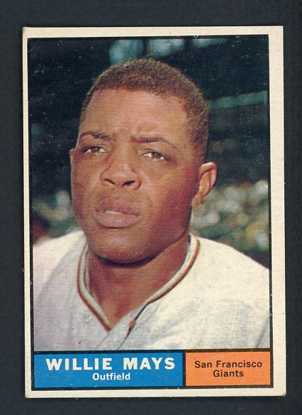 1961 Topps Baseball #150 Willie Mays Giants VG-EX 416100