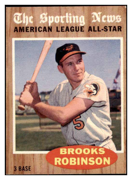 1962 Topps Baseball #468 Brooks Robinson A.S. Orioles NR-MT 416213