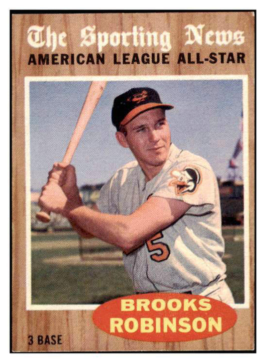 1962 Topps Baseball #468 Brooks Robinson A.S. Orioles NR-MT 416213