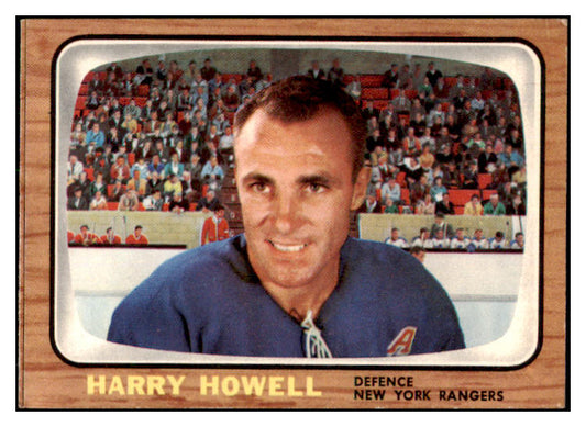 1966 Topps Hockey #091 Harry Howell Rangers EX-MT 418009