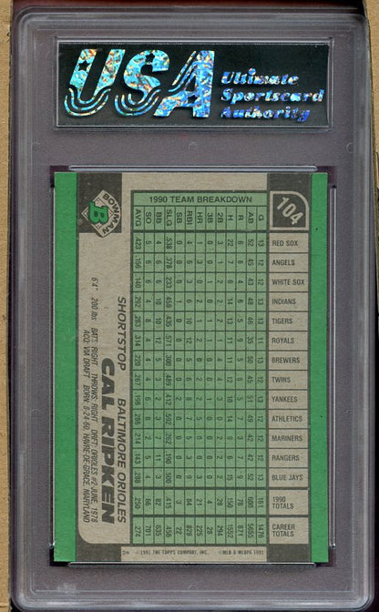 1991 Bowman #104 Cal Ripken Orioles USA 8 NM/MT 418925