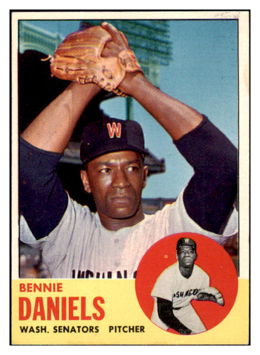 1963 Topps Baseball #497 Bennie Daniels Senators NR-MT 420804