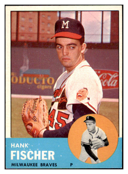 1963 Topps Baseball #554 Hank Fischer Braves NR-MT 420826