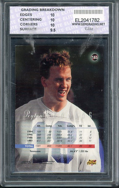 1998 Prestige #165 Peyton Manning Colts GEM 10 425633
