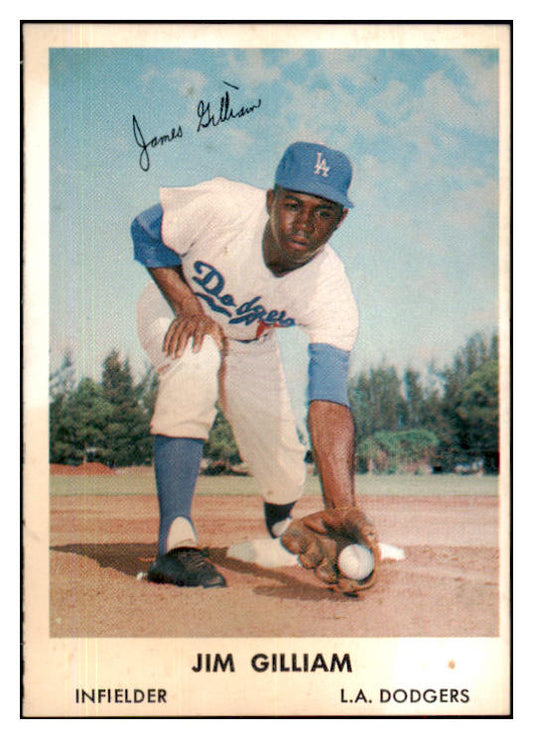 1962 Bell Brand #019 Jim Gilliam Dodgers VG-EX 426927