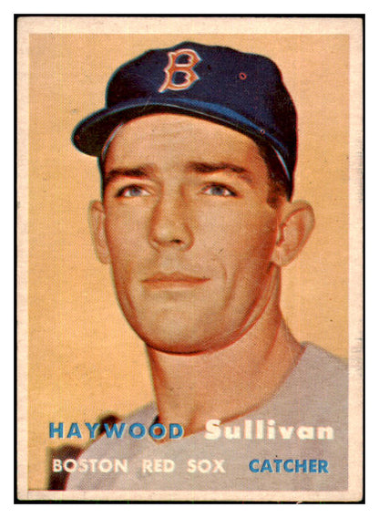 1957 Topps Baseball #336 Haywood Sullivan Red Sox EX 428315