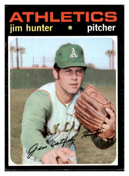 1971 Topps Baseball #045 Catfish Hunter A's EX-MT/NR-MT 429839