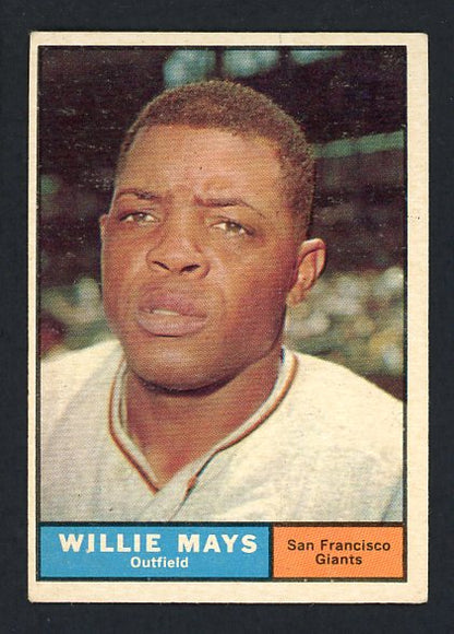 1961 Topps Baseball #150 Willie Mays Giants VG-EX/EX 430539