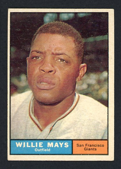 1961 Topps Baseball #150 Willie Mays Giants VG-EX/EX 430539