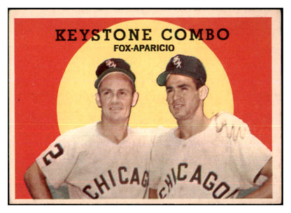1959 Topps Baseball #408 Luis Aparicio Nellie Fox NR-MT 433759