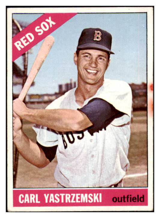 1966 Topps Baseball #070 Carl Yastrzemski Red Sox GD-VG 434366
