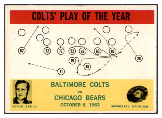1964 Philadelphia #014 Don Shula Colts EX-MT 435517