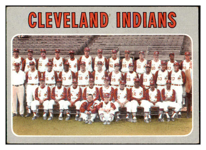 1970 Topps Baseball #637 Cleveland Indians Team VG-EX 435846