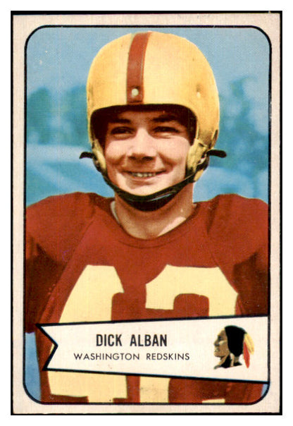 1954 Bowman Football #051 Dick Alban Washington NR-MT 436692