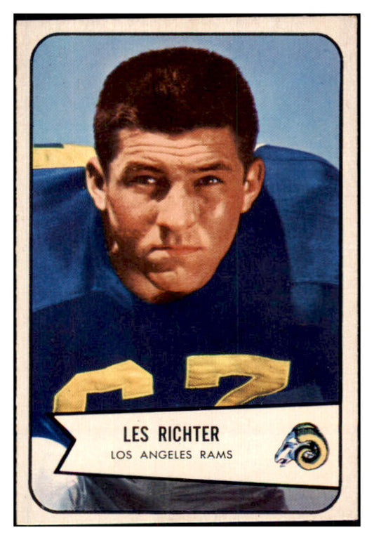 1954 Bowman Football #078 Les Richter Rams NR-MT 436729