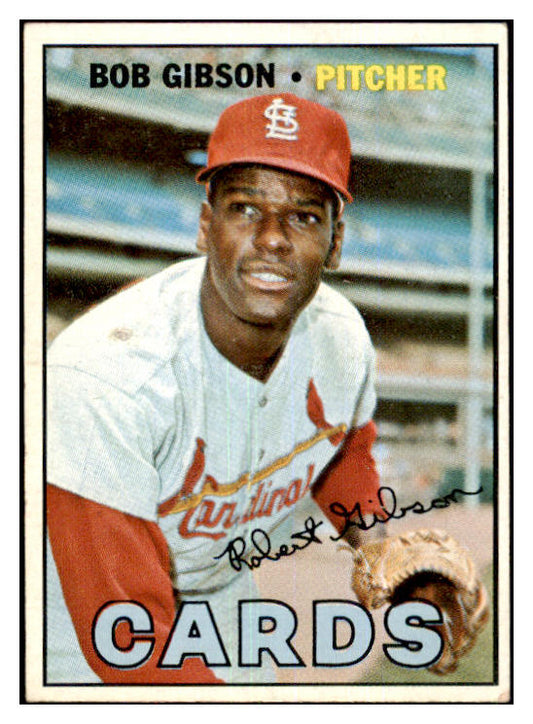 1967 Topps Baseball #210 Bob Gibson Cardinals VG-EX 439339