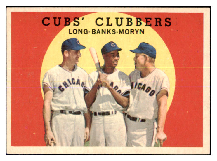 1959 Topps Baseball #147 Ernie Banks Dale Long NR-MT 440368