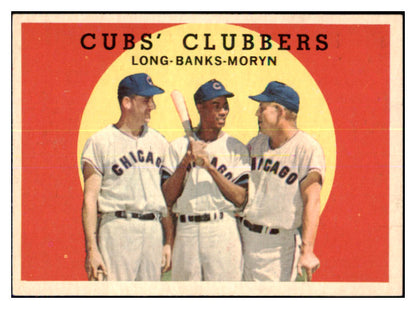 1959 Topps Baseball #147 Ernie Banks Dale Long NR-MT 440368