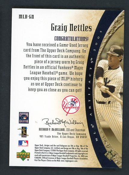 2005 UD MLB-GN Graig Nettles Yankees 441032