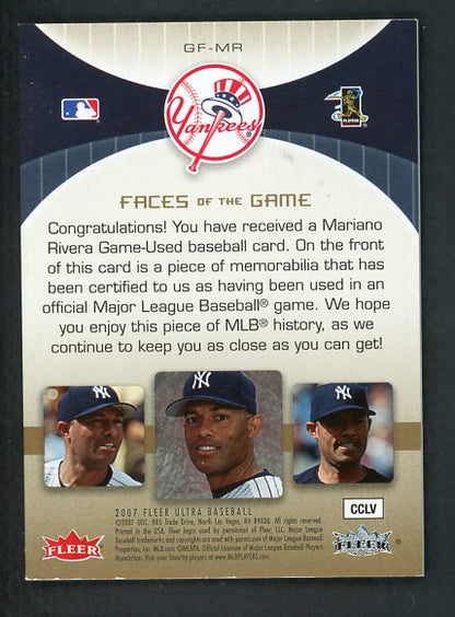 2007 Fleer Ultra GF-MR Mariano Rivera Yankees 441042