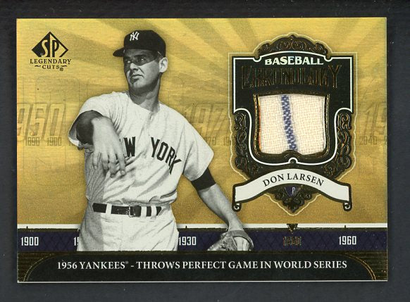 2006 SP Legendary Cuts BC-DL Don Larsen Yankees 441076