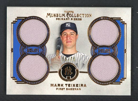 2013 Topps Museum Collection PPQR-MTE Mark Teixeira Yankees 441102