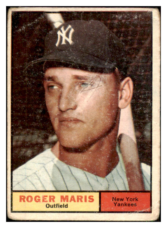 1961 Topps Baseball #002 Roger Maris Yankees PR-FR 442532
