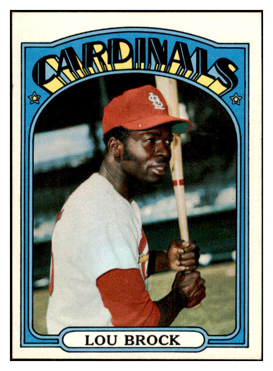 1972 Topps Baseball #200 Lou Brock Cardinals NM/MT 445270