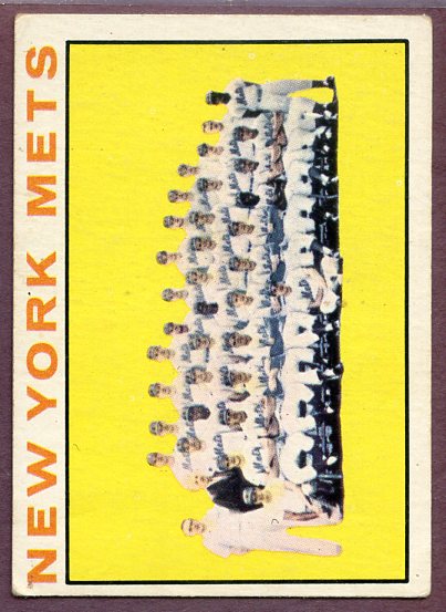 1964 Topps Baseball #027 New York Mets Team VG-EX 445933