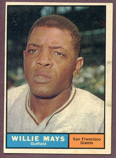 1961 Topps Baseball #150 Willie Mays Giants VG-EX/EX 446192