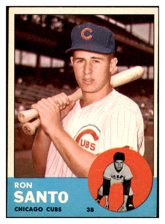 1963 Topps Baseball #252 Ron Santo Cubs NR-MT 447492