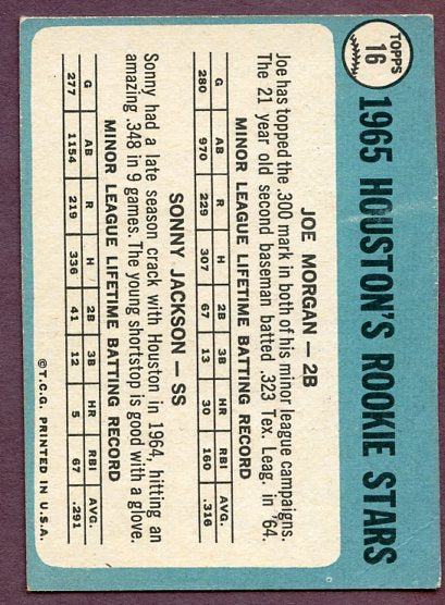 1965 Topps Baseball #016 Joe Morgan Astros EX 447975