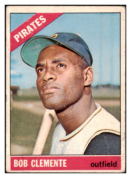 1966 Topps Baseball #300 Roberto Clemente Pirates VG 448957