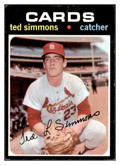 1971 Topps Baseball #117 Ted Simmons Cardinals VG-EX 449514