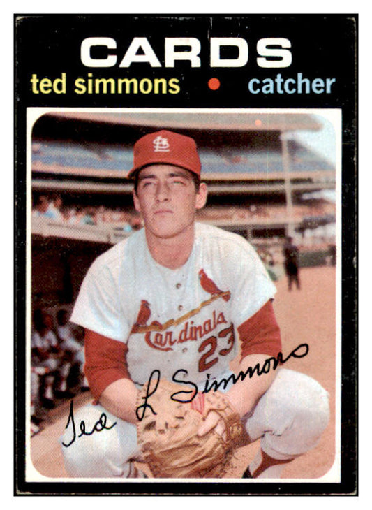 1971 Topps Baseball #117 Ted Simmons Cardinals VG-EX 449514