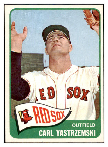1965 Topps Baseball #385 Carl Yastrzemski Red Sox NR-MT 450514