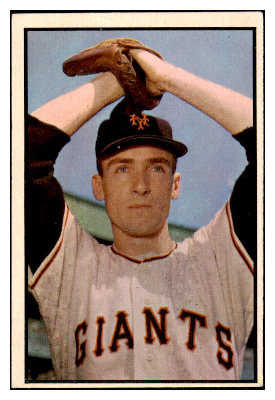 1953 Bowman Color Baseball #149 Al Corwin Giants EX 451871