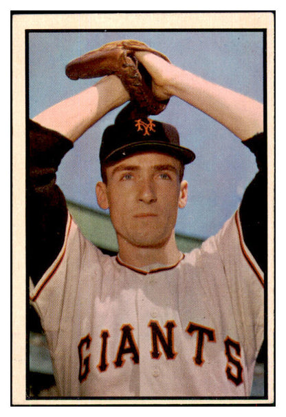 1953 Bowman Color Baseball #149 Al Corwin Giants EX 451871