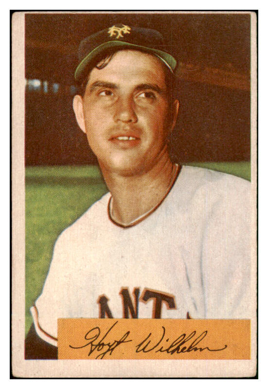 1954 Bowman Baseball #057 Hoyt Wilhelm Giants VG-EX 452420