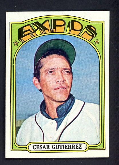 1972 Topps Baseball #743 Cesar Gutierrez Expos NR-MT 452915