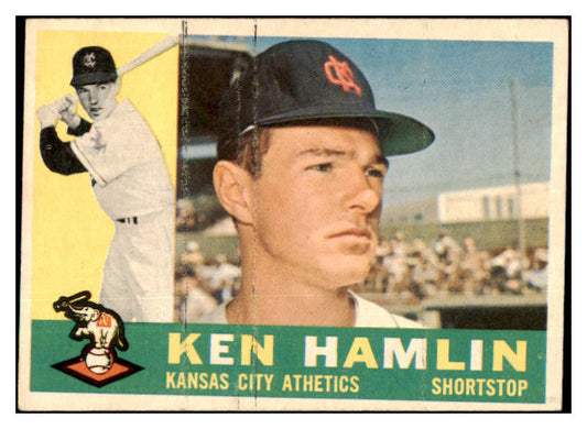 1960 Topps Baseball #542 Ken Hamlin A's VG-EX 454028