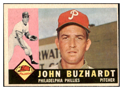 1960 Topps Baseball #549 John Buzhardt Phillies VG-EX 454071