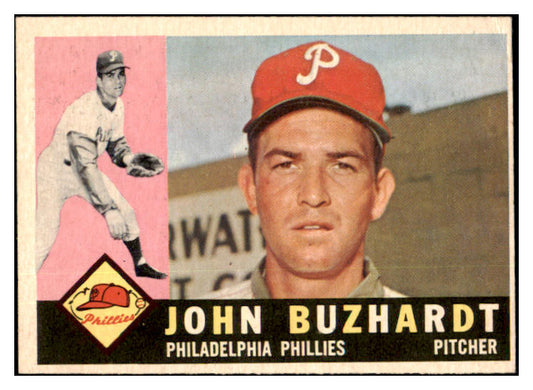 1960 Topps Baseball #549 John Buzhardt Phillies VG-EX 454071